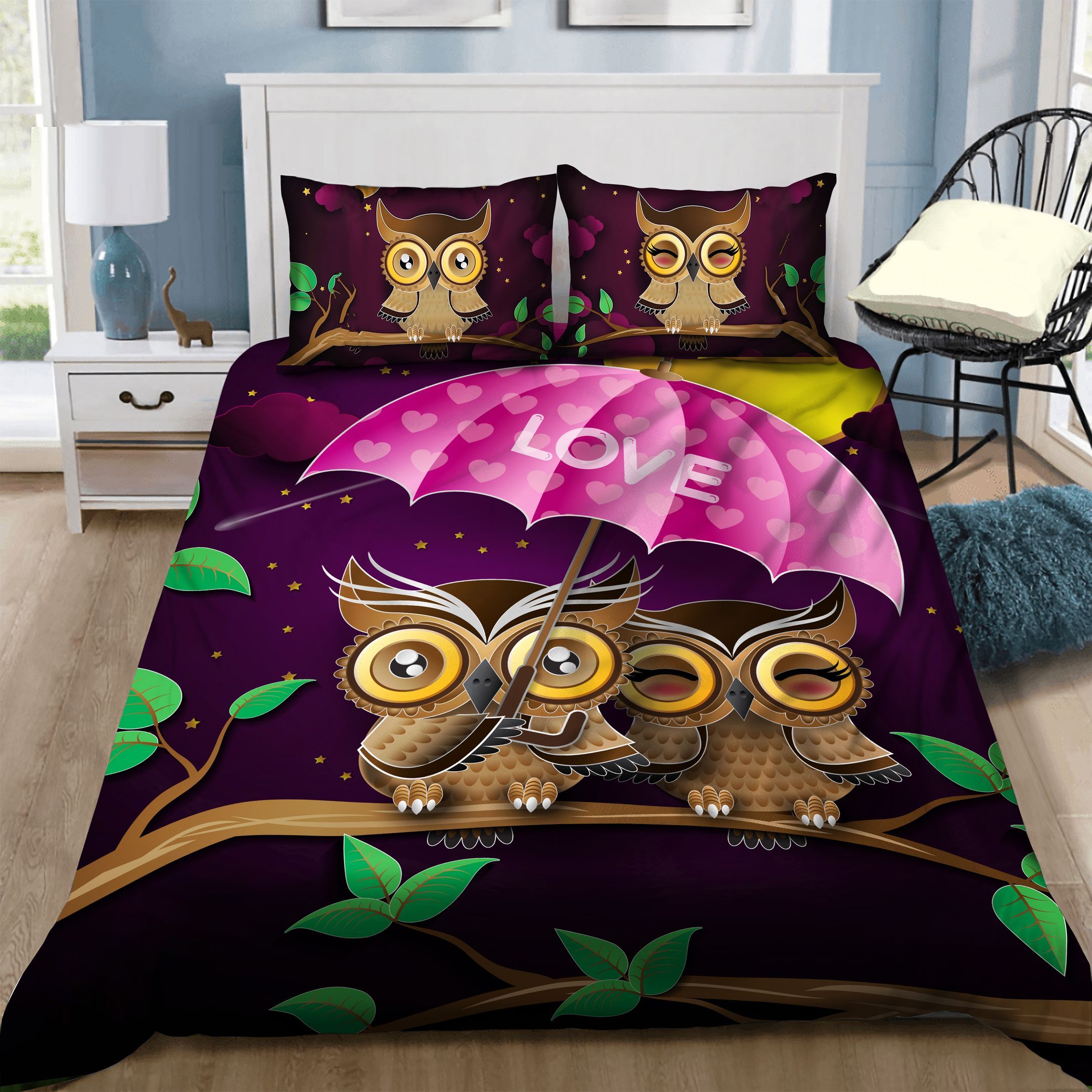 Owl Bedding Set