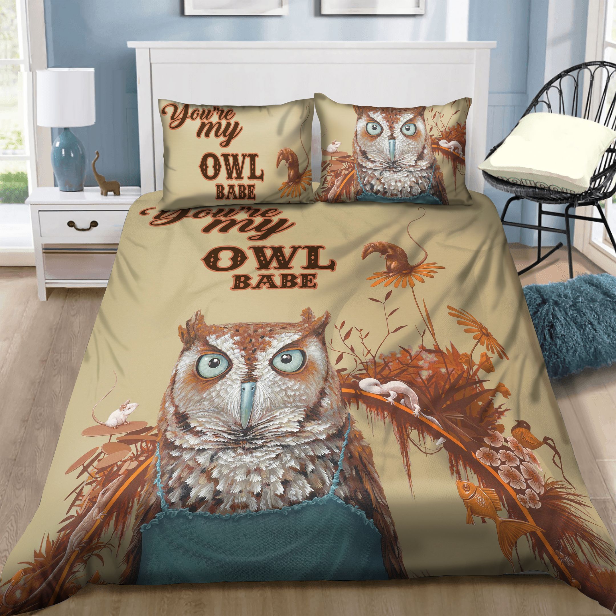 Owl Bedding Set