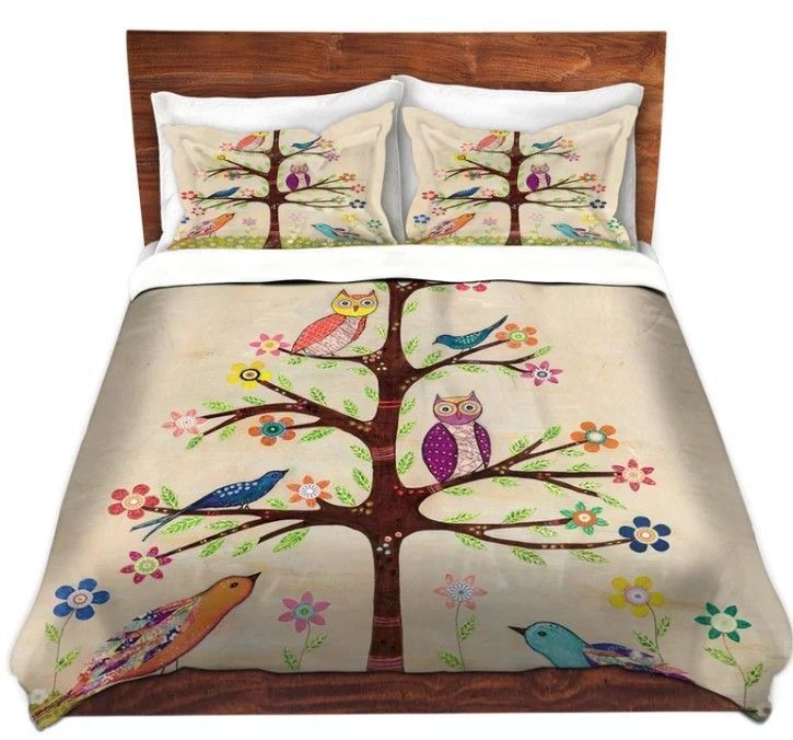 Owl Bird Bedding Set
