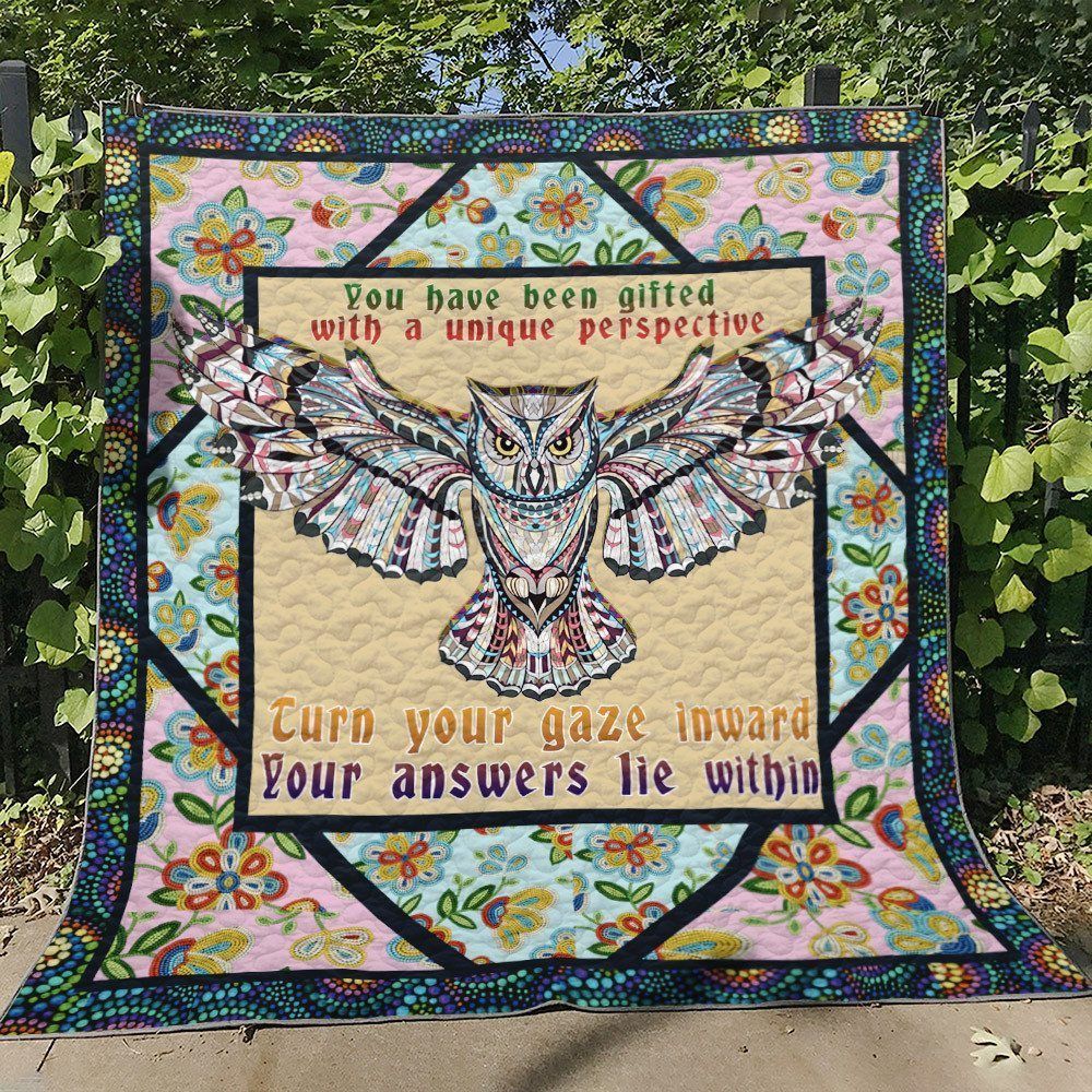 Owl BL230722B Quilt Blanket