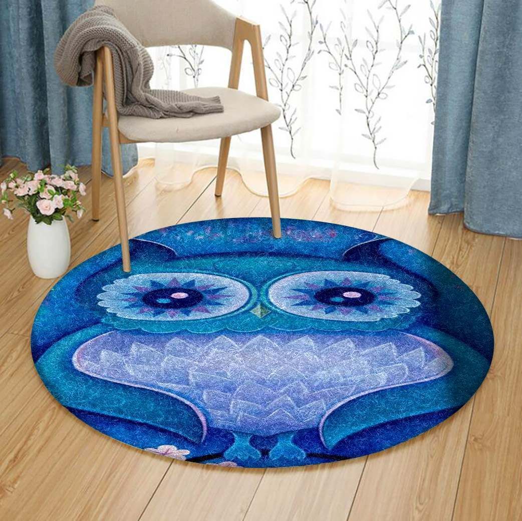Owl Round Carpet
