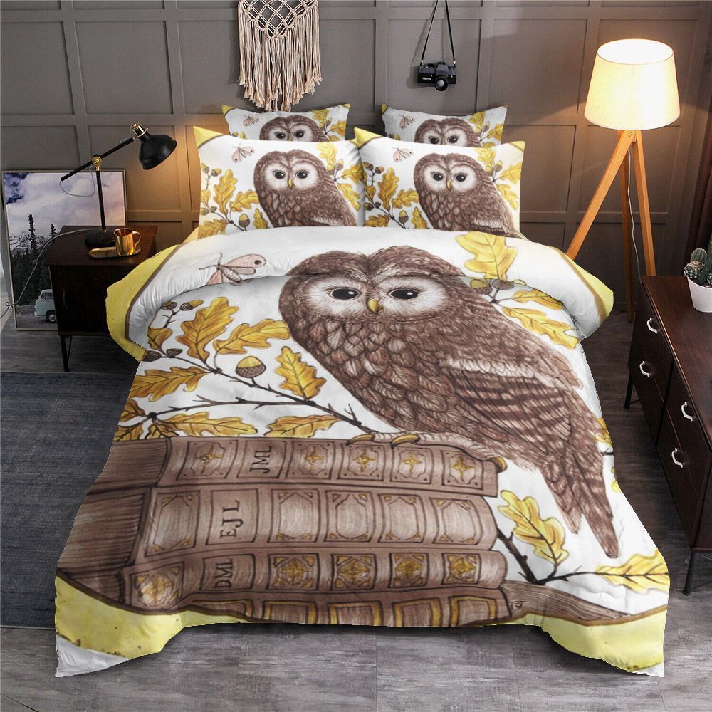 Owl Book Bedding Set