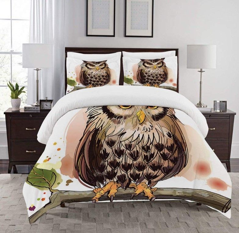 Owl Branch Bedding Set