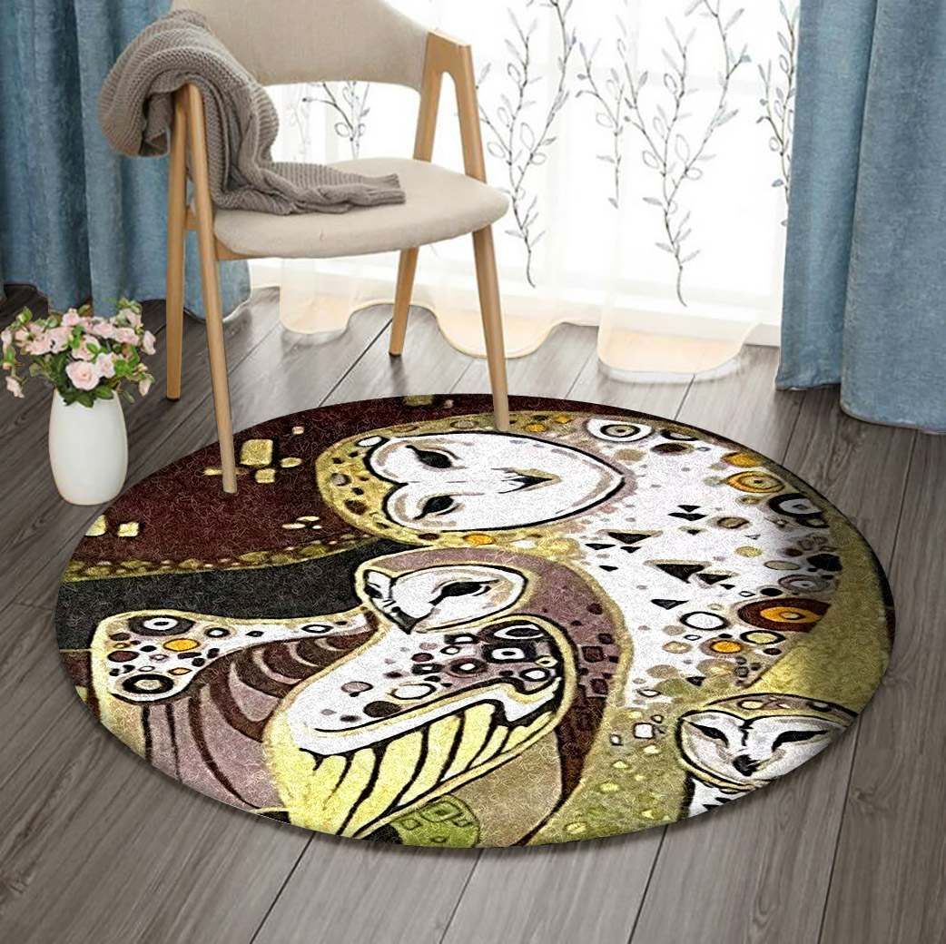 Owl Round Carpet