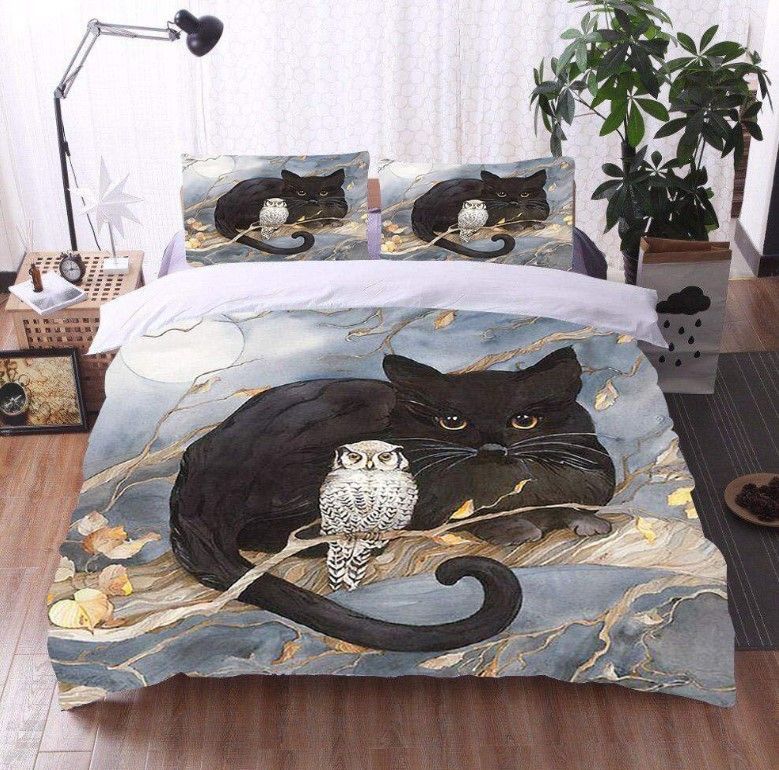 Owl Cat Bedding Set