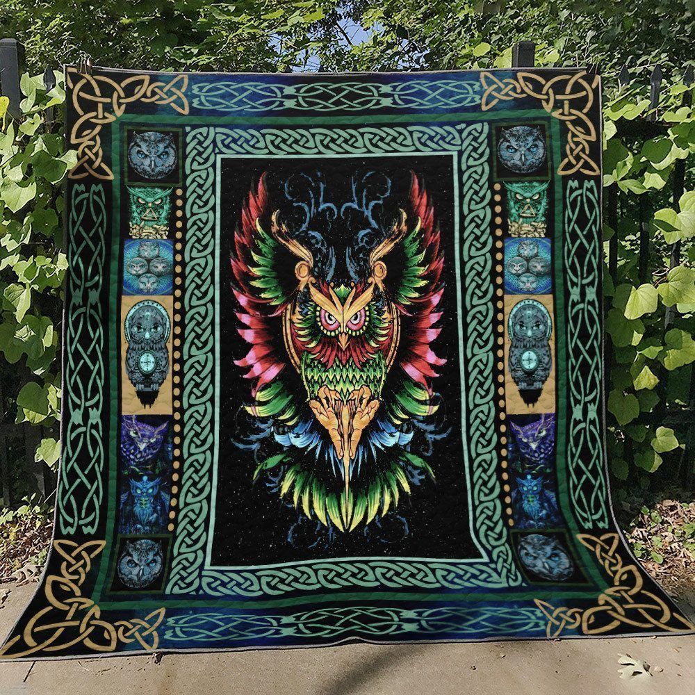 Owl Celtic BT150711 Quilt Blanket