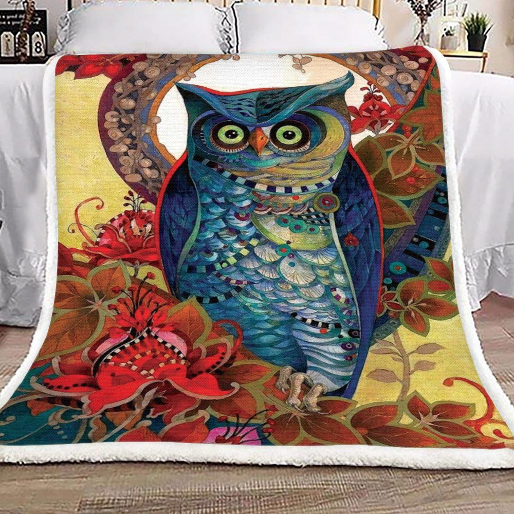 Owl Sherpa Fleece