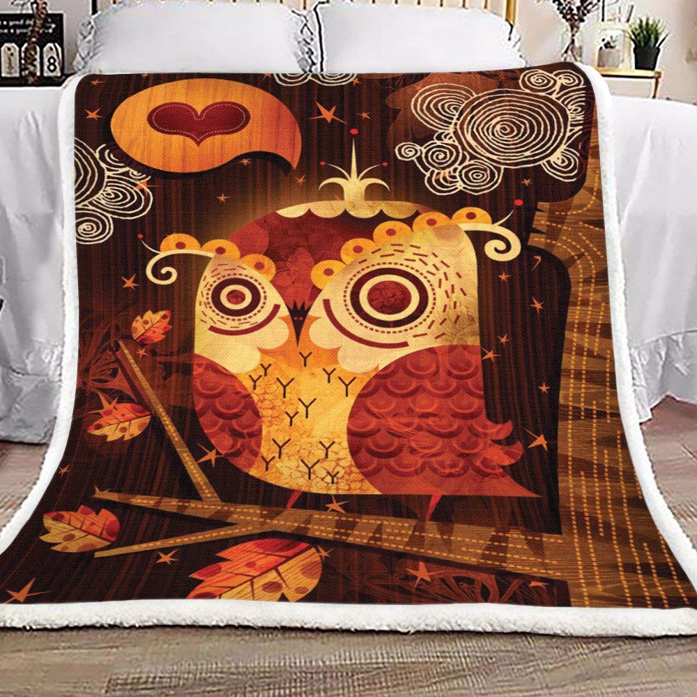 Owl Sherpa Fleece