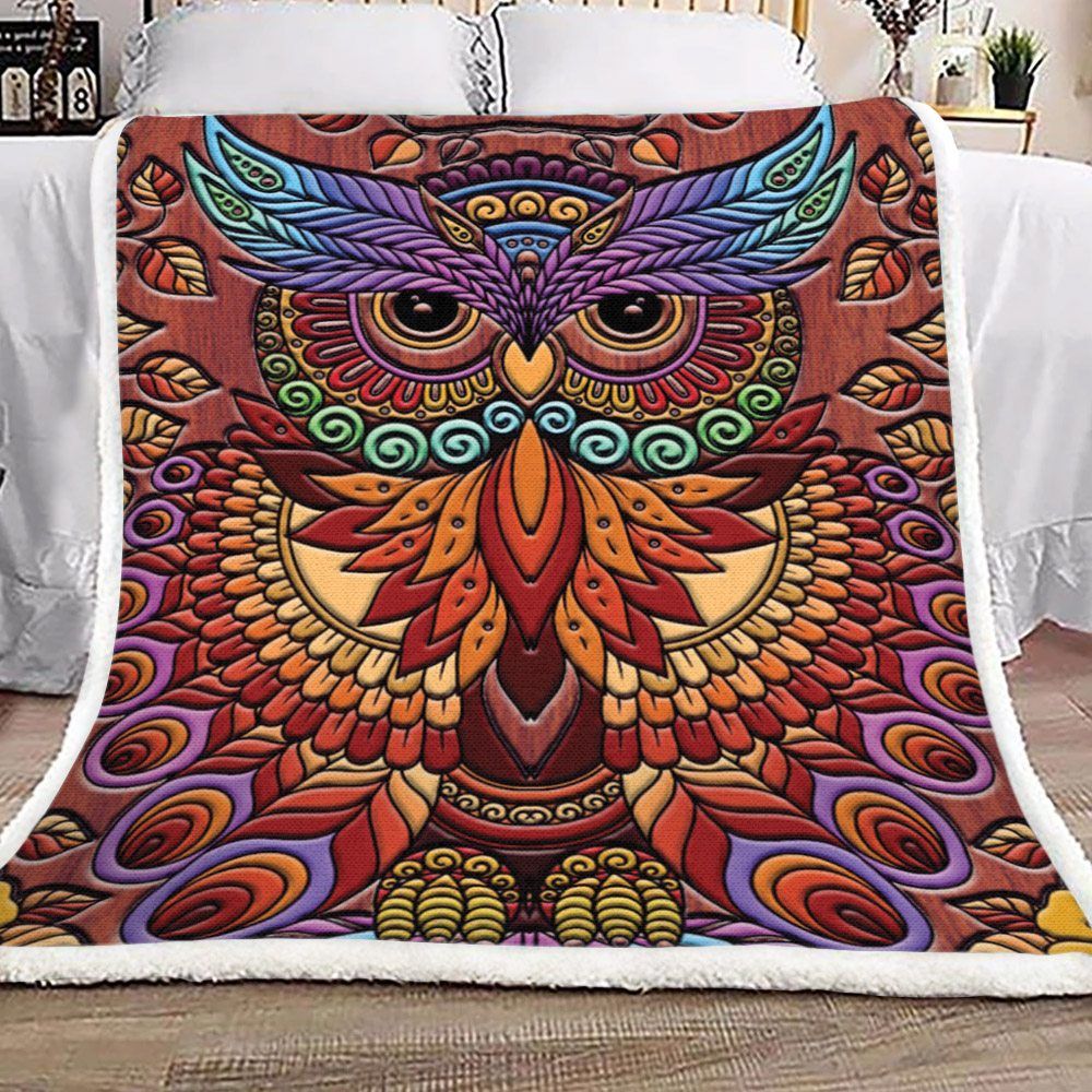 Owl Sherpa Fleece