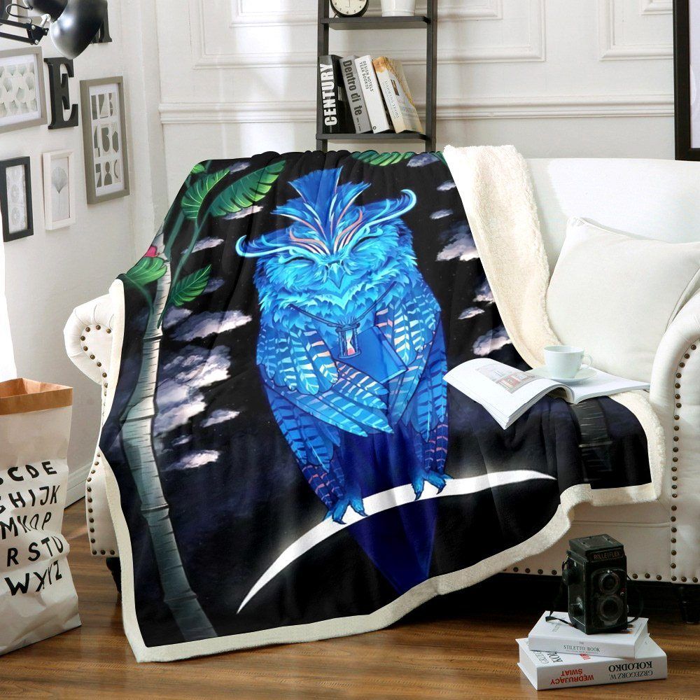 Owl Sherpa Fleece