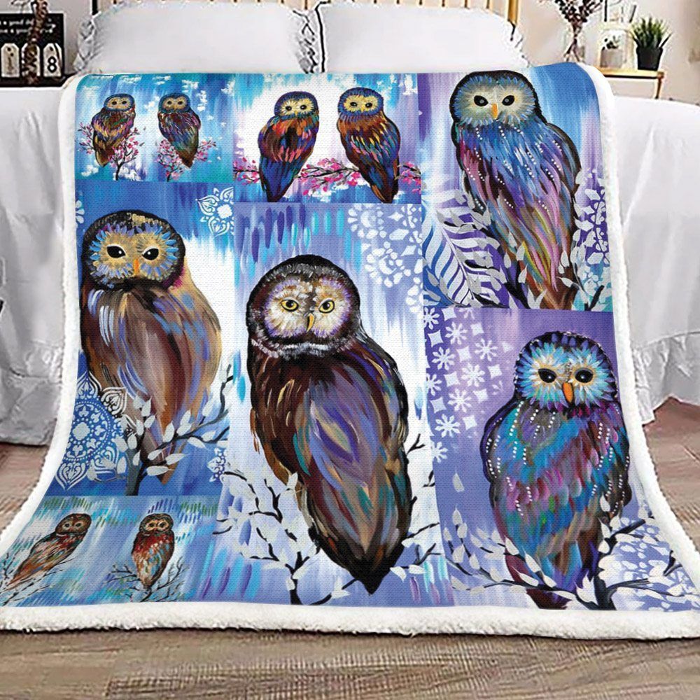 Owl Sherpa Fleece