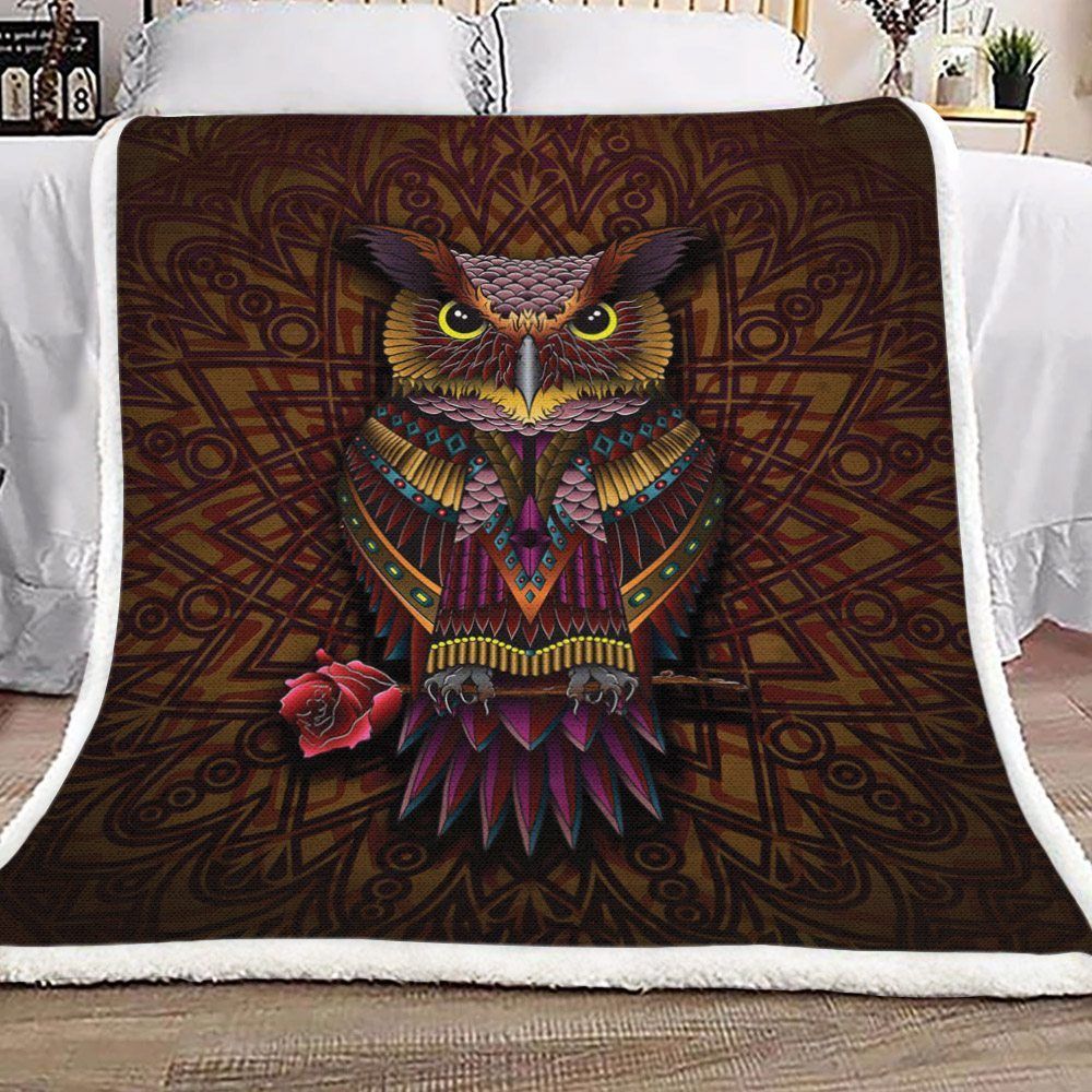 Owl Sherpa Fleece