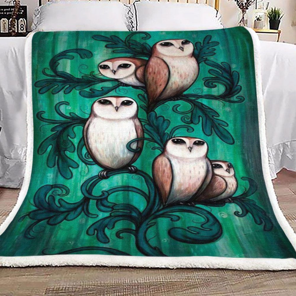 Owl Sherpa Fleece