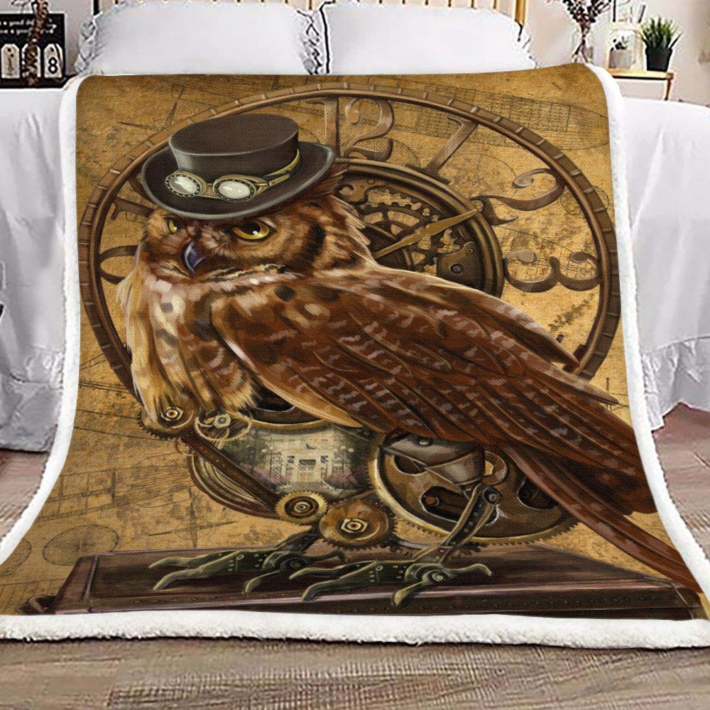 Owl Sherpa Fleece