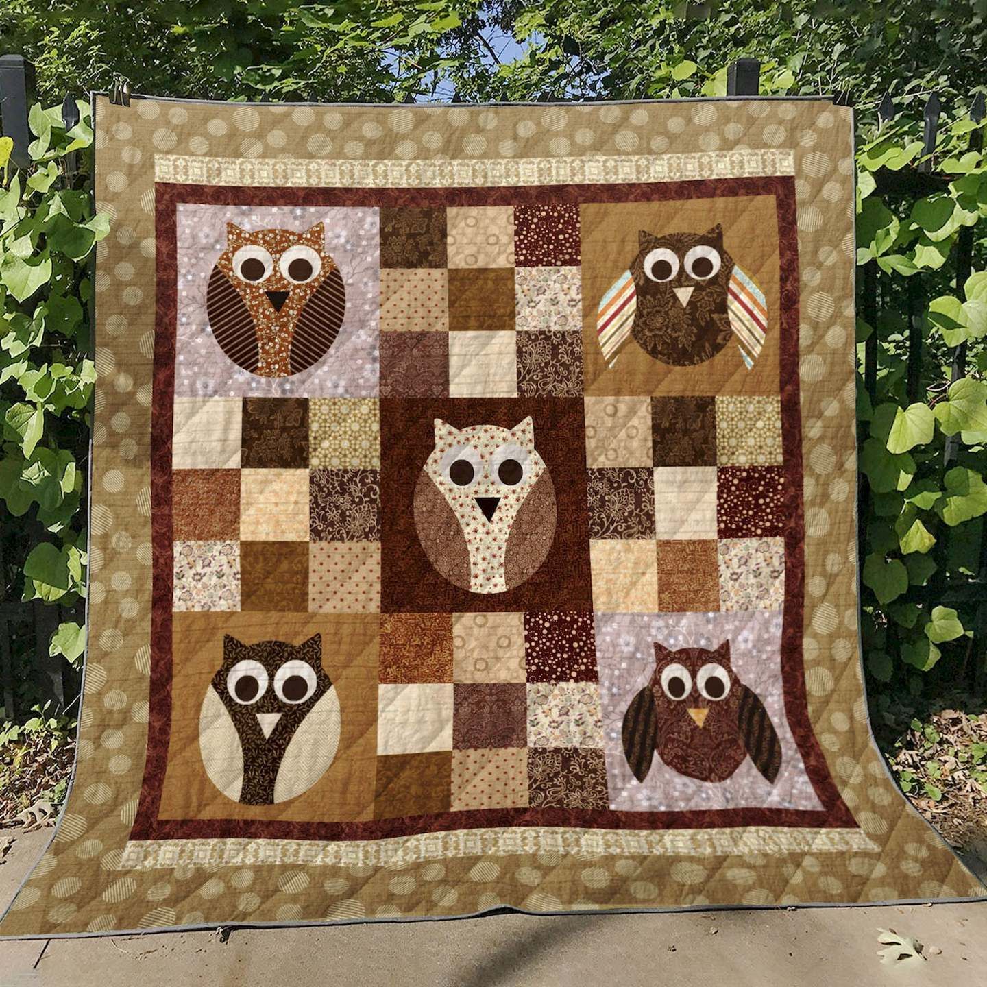 Owl CL16100057MDQ Quilt Blanket
