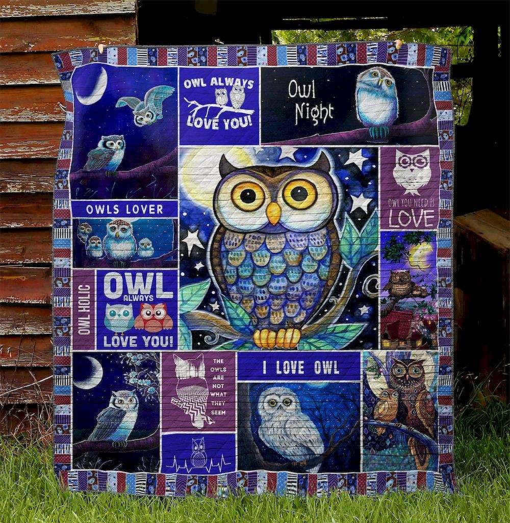 Owl CL16100060MDQ Quilt Blanket