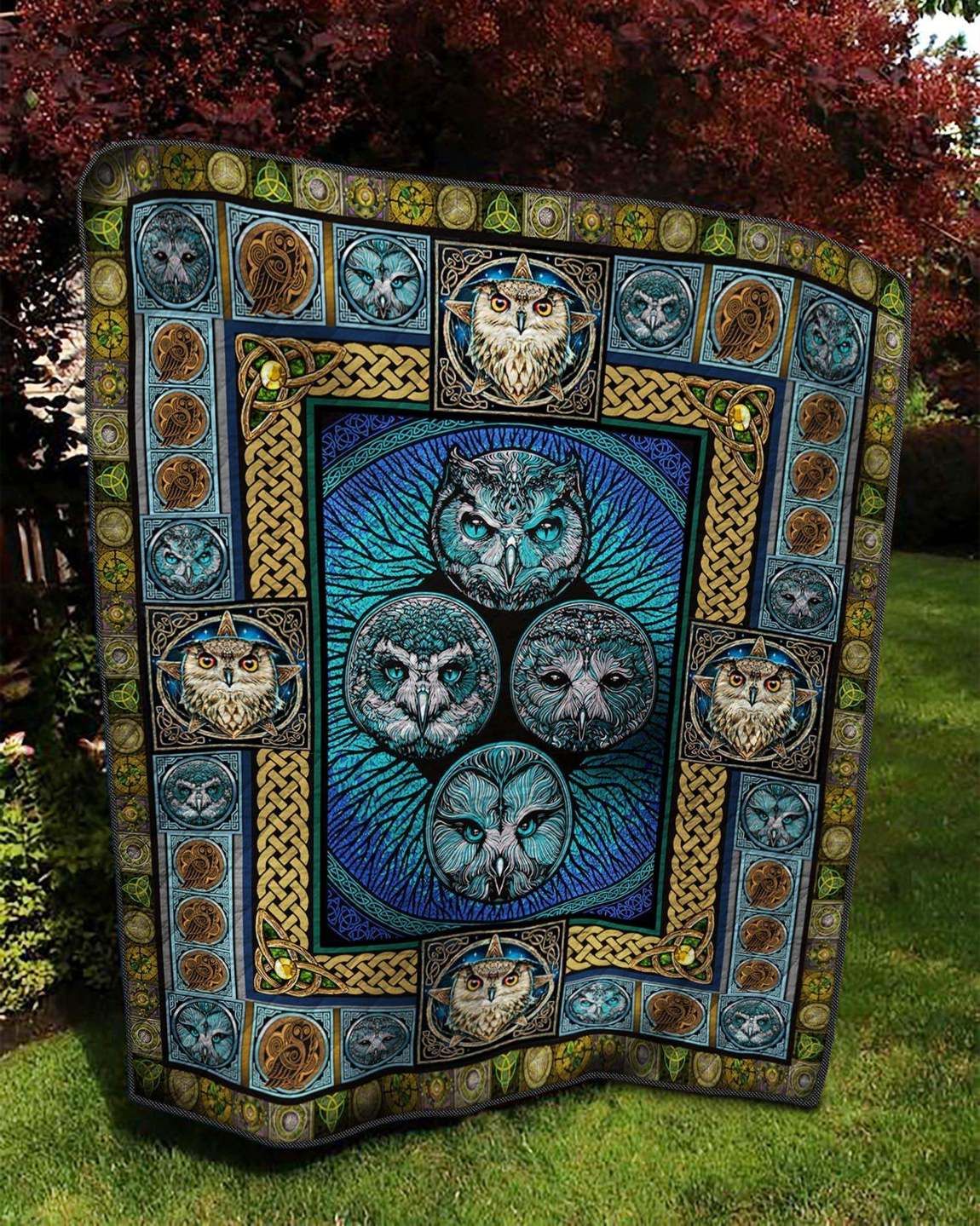 Owl CLA0810353Q Quilt Blanket