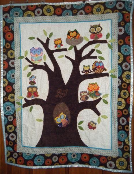 Owl CLA0910501Q Quilt Blanket