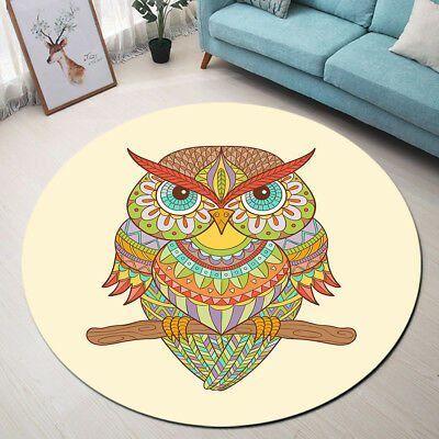 Owl Round Carpet