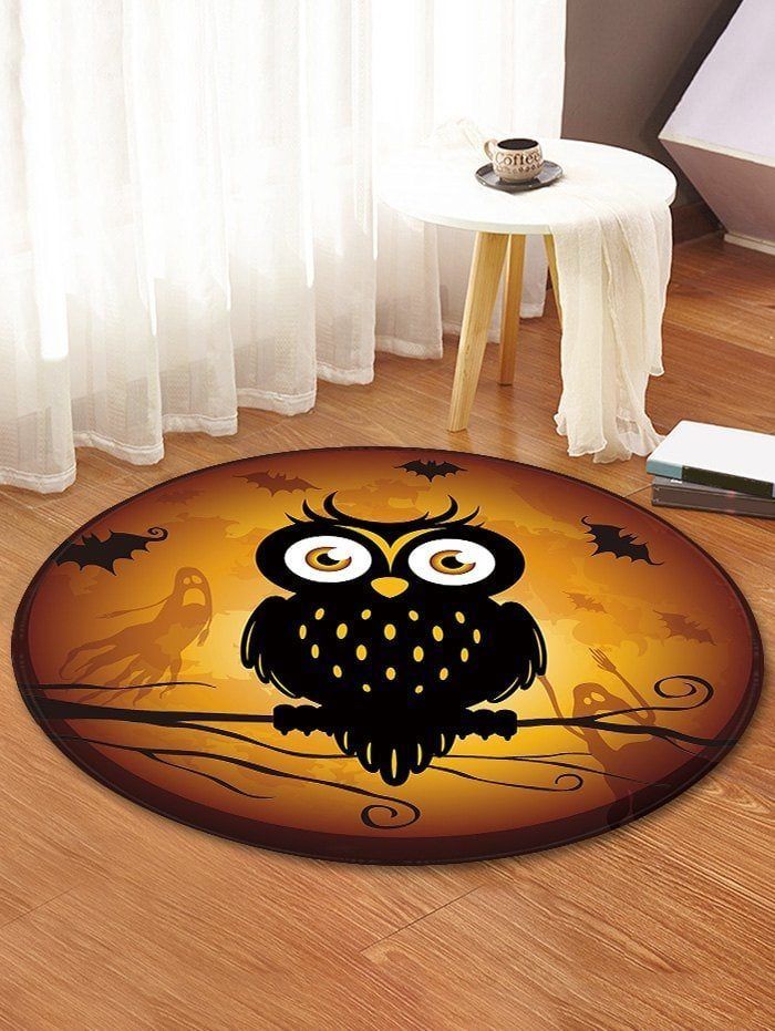 Owl Round Carpet