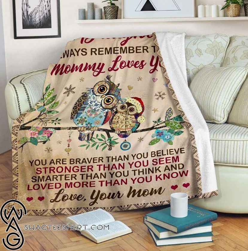 Owl Sherpa Fleece Blanket