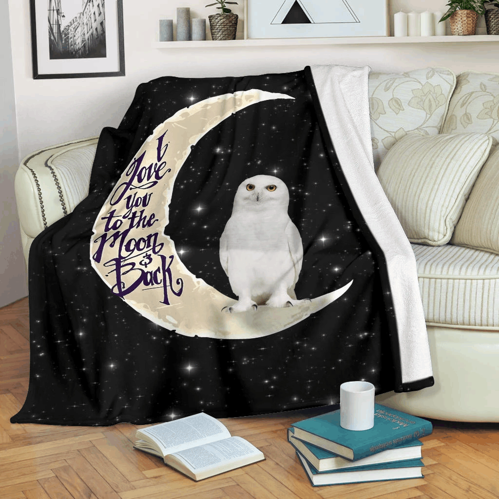 Owl Sherpa Fleece Blanket