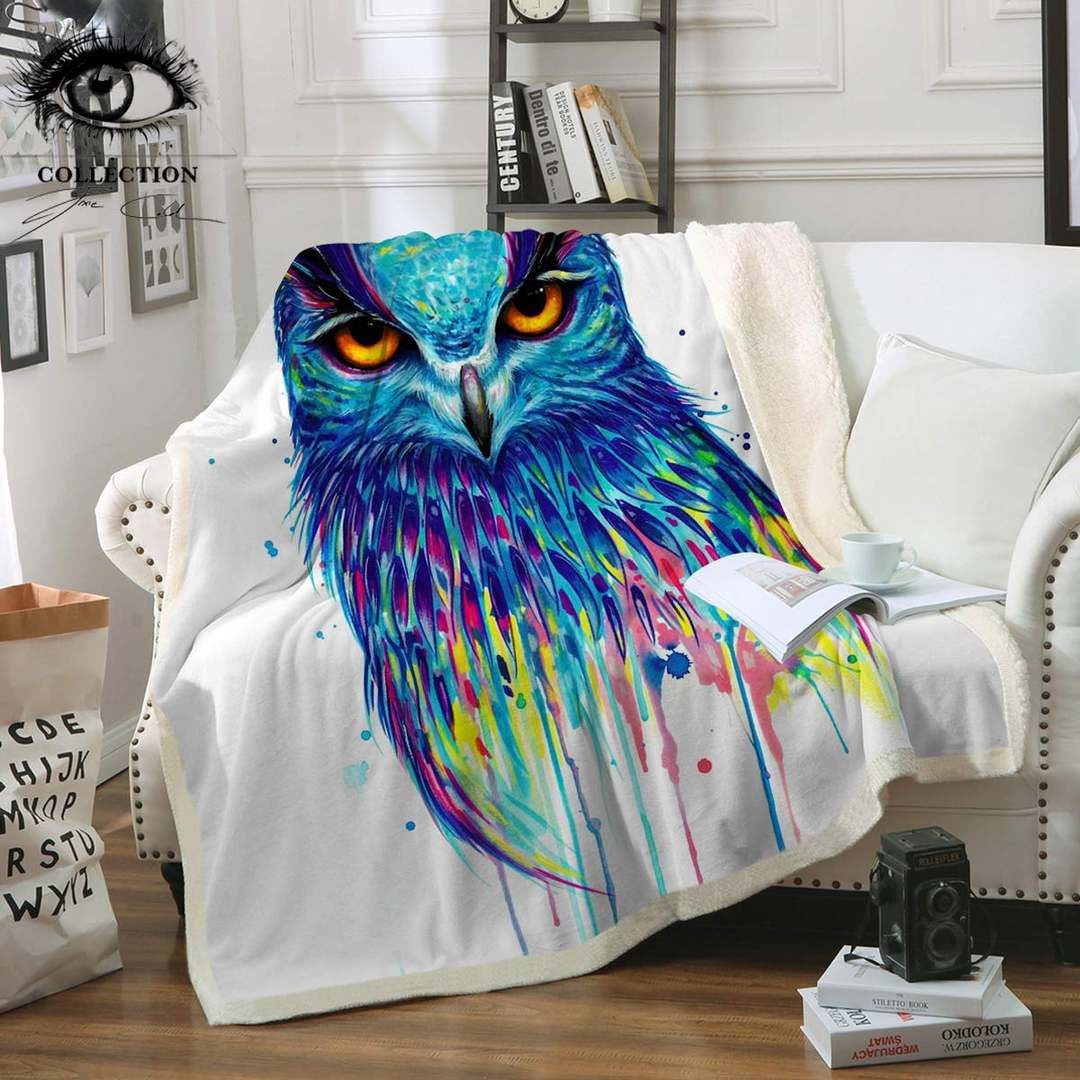 Owl Sherpa Fleece