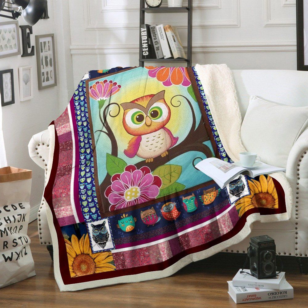 Owl Sherpa Fleece
