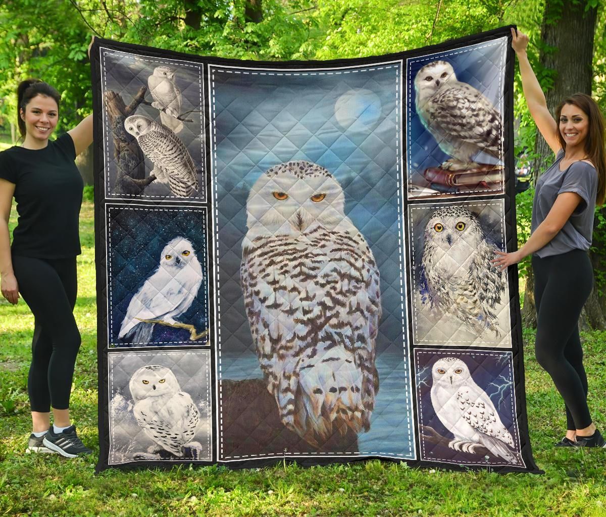 Owl Sherpa Fleece Blanket