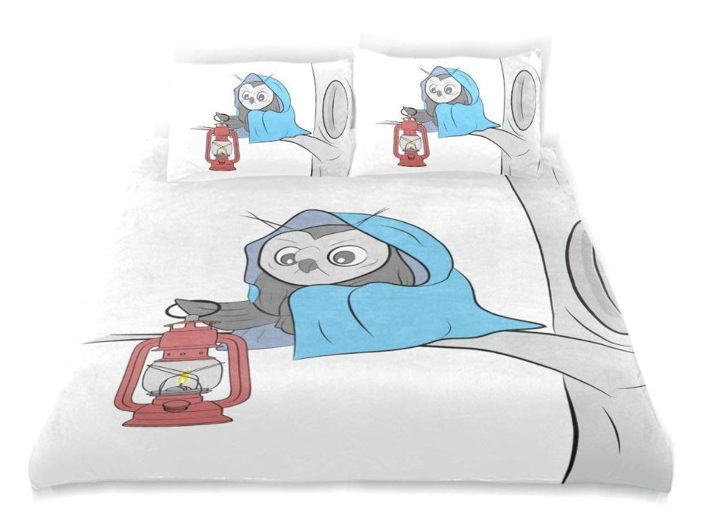 Owl Cold Bedding Set