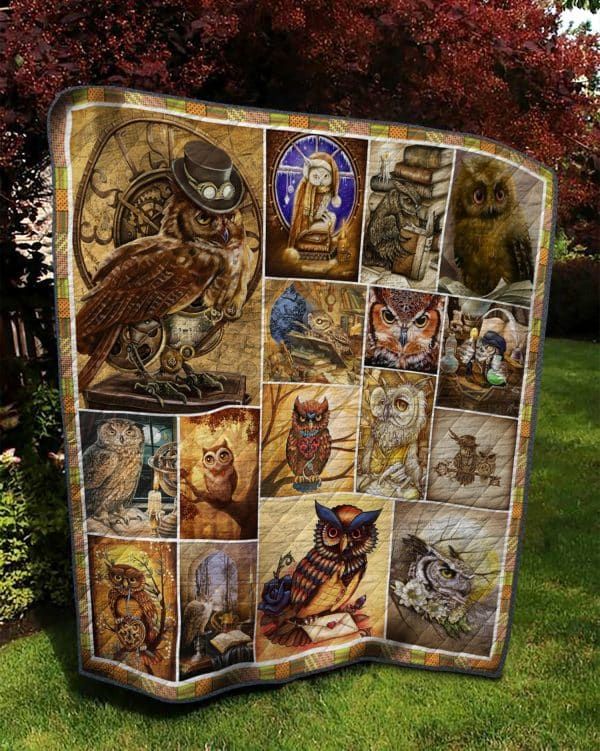 Owl Cool World Quilt Blanket DHC020120889TD