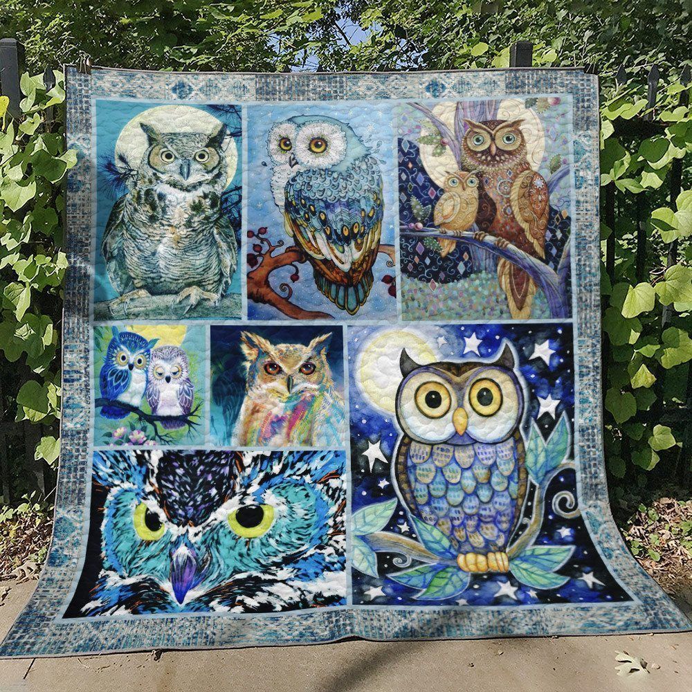 Owl D010774 Quilt Blanket