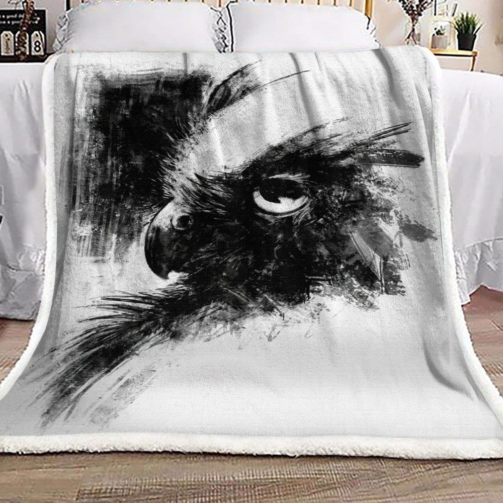 Owl Sherpa Fleece Blanket