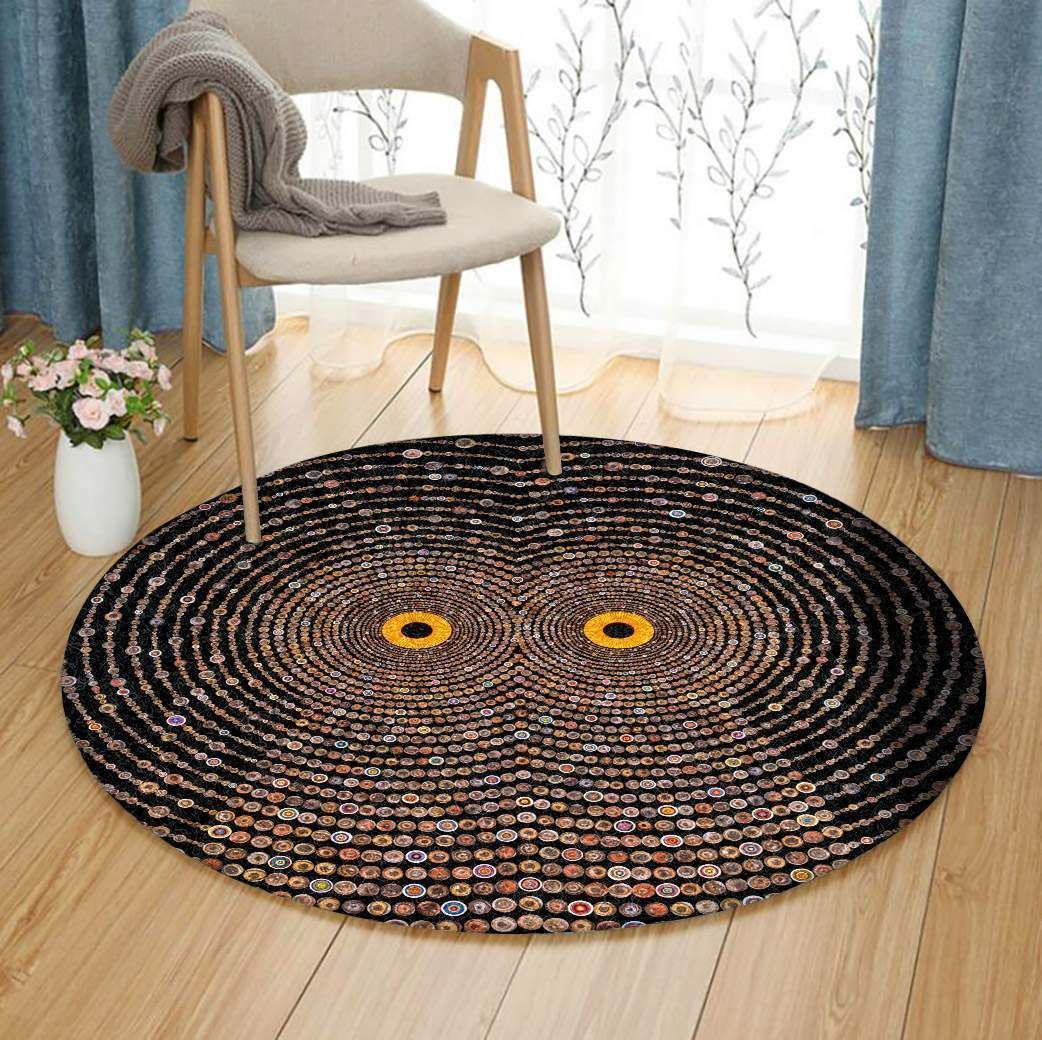 Owl Round Carpet
