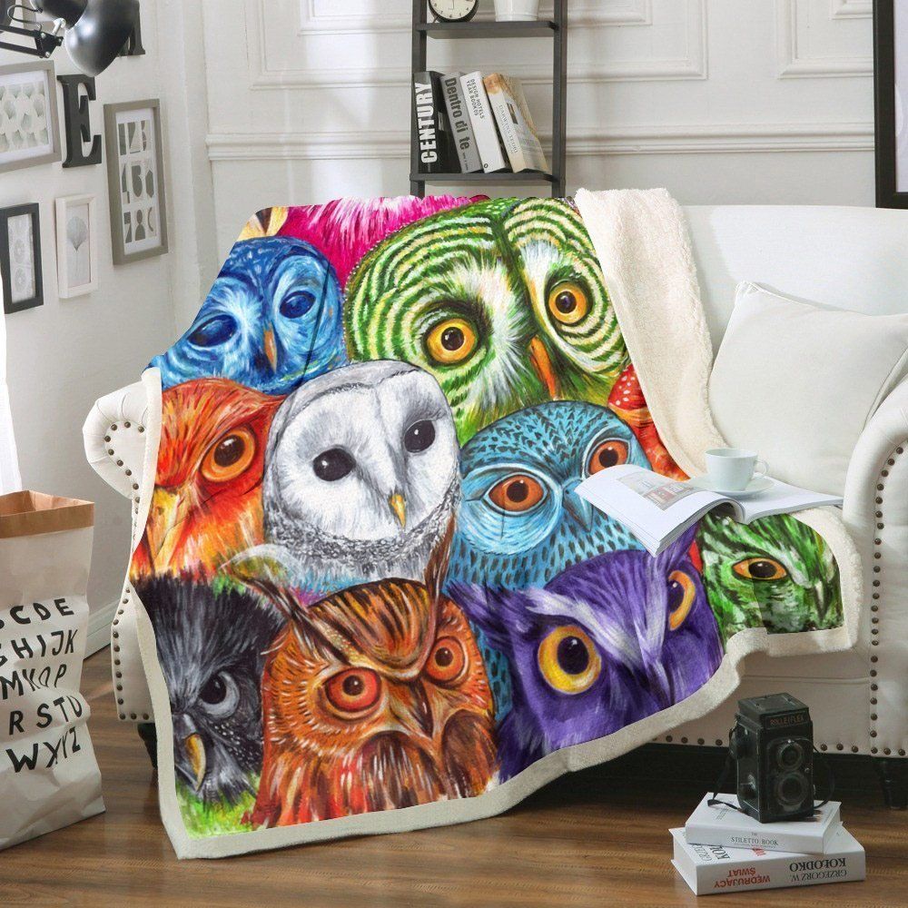 Owl Sherpa Fleece