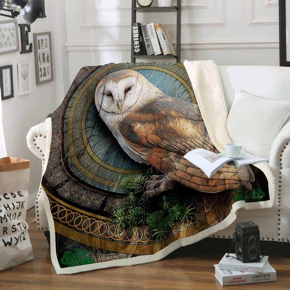 Owl Sherpa Fleece