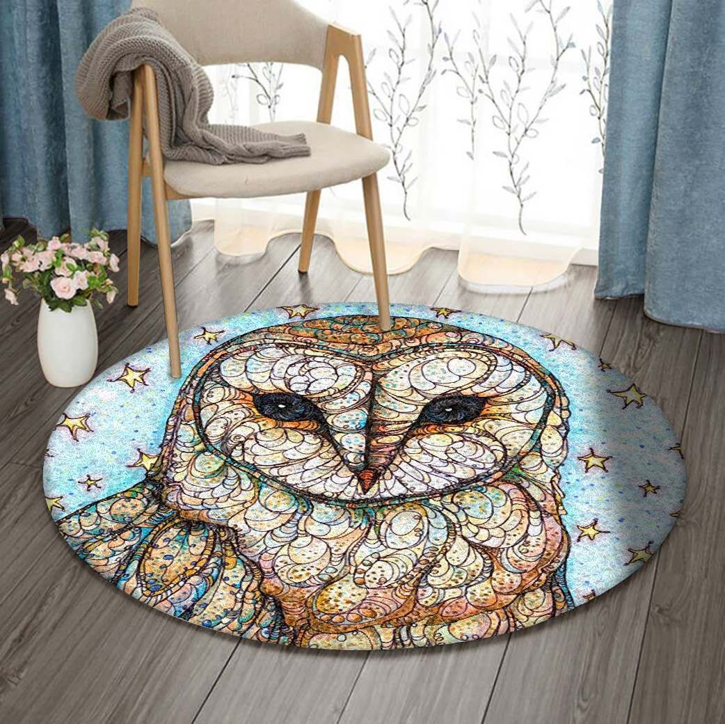 Owl Round Carpet