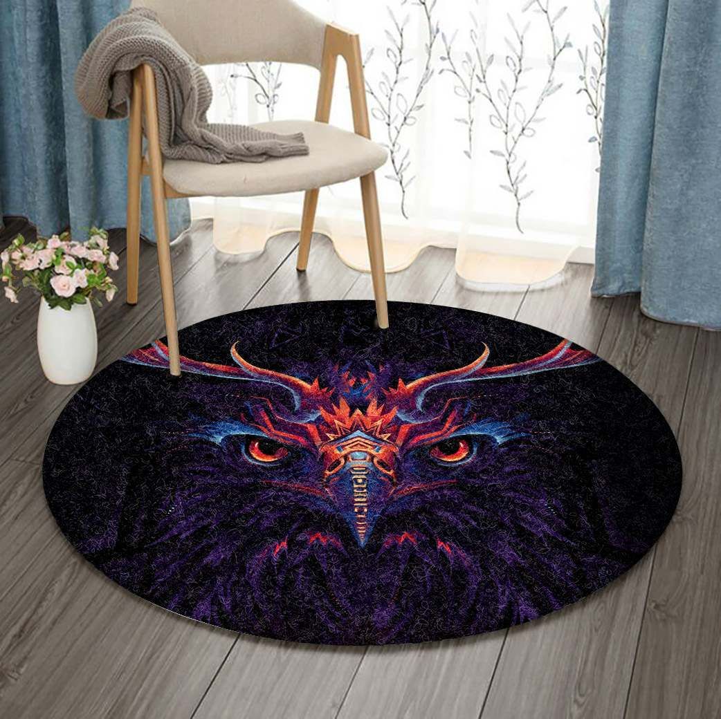 Owl Round Carpet