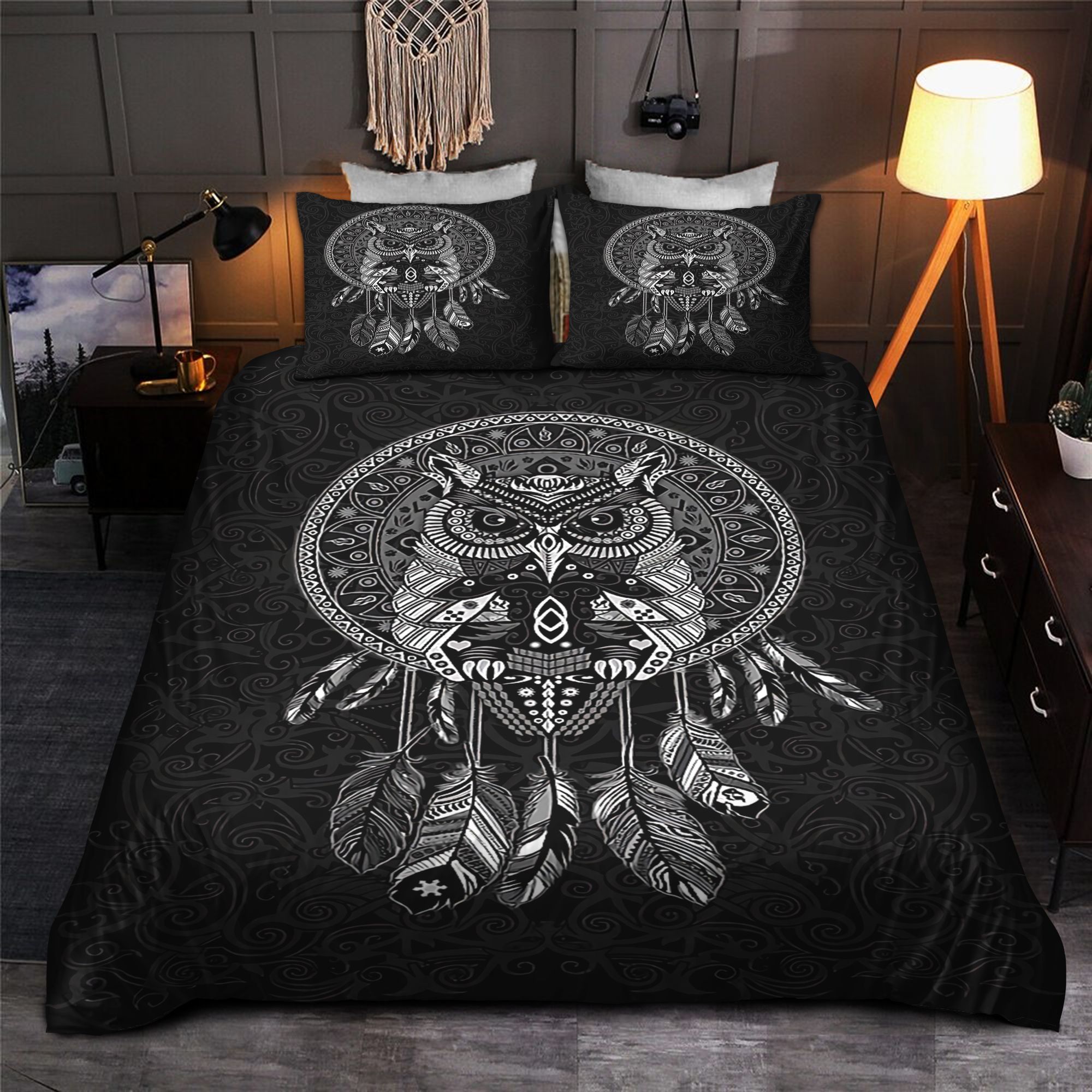 Owl Dreamcatcher Bedding Set