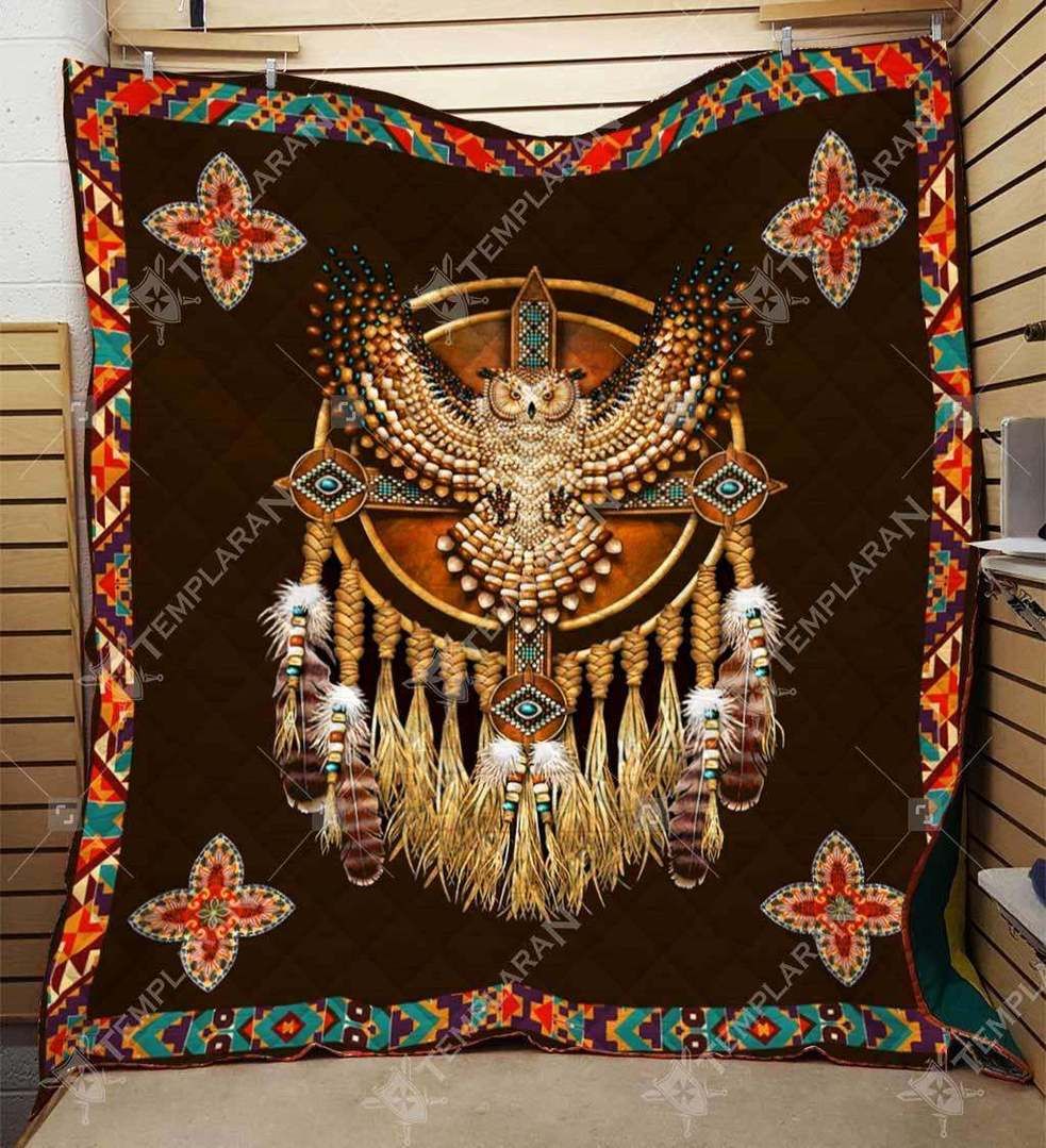 Owl Dreamcatcher CLA0810358Q Quilt Blanket
