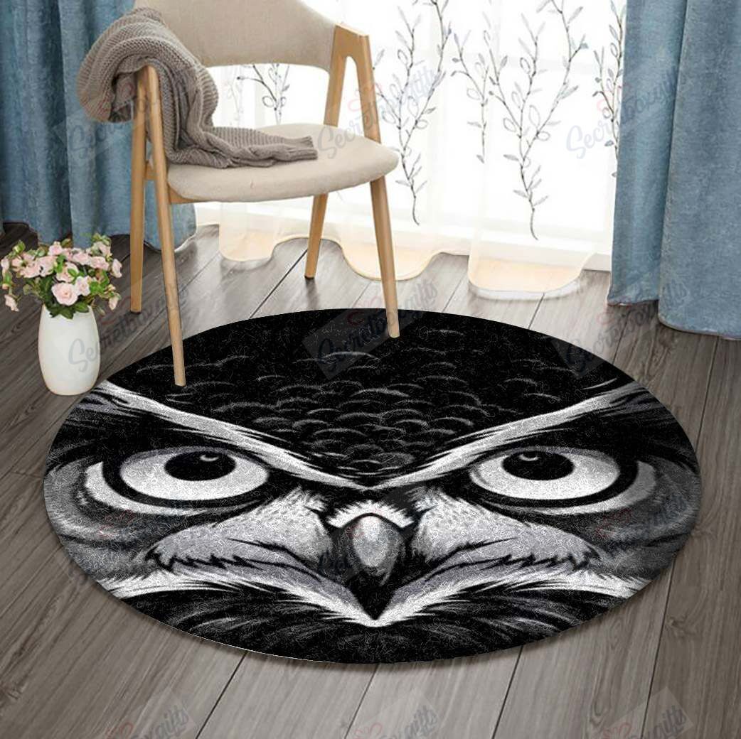 Owl Round Carpet