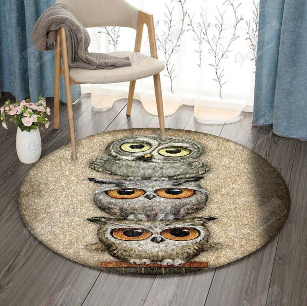 Owl Round Carpet