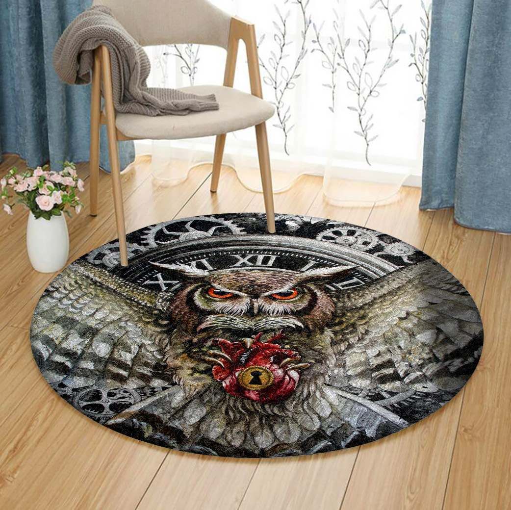 Owl Round Carpet
