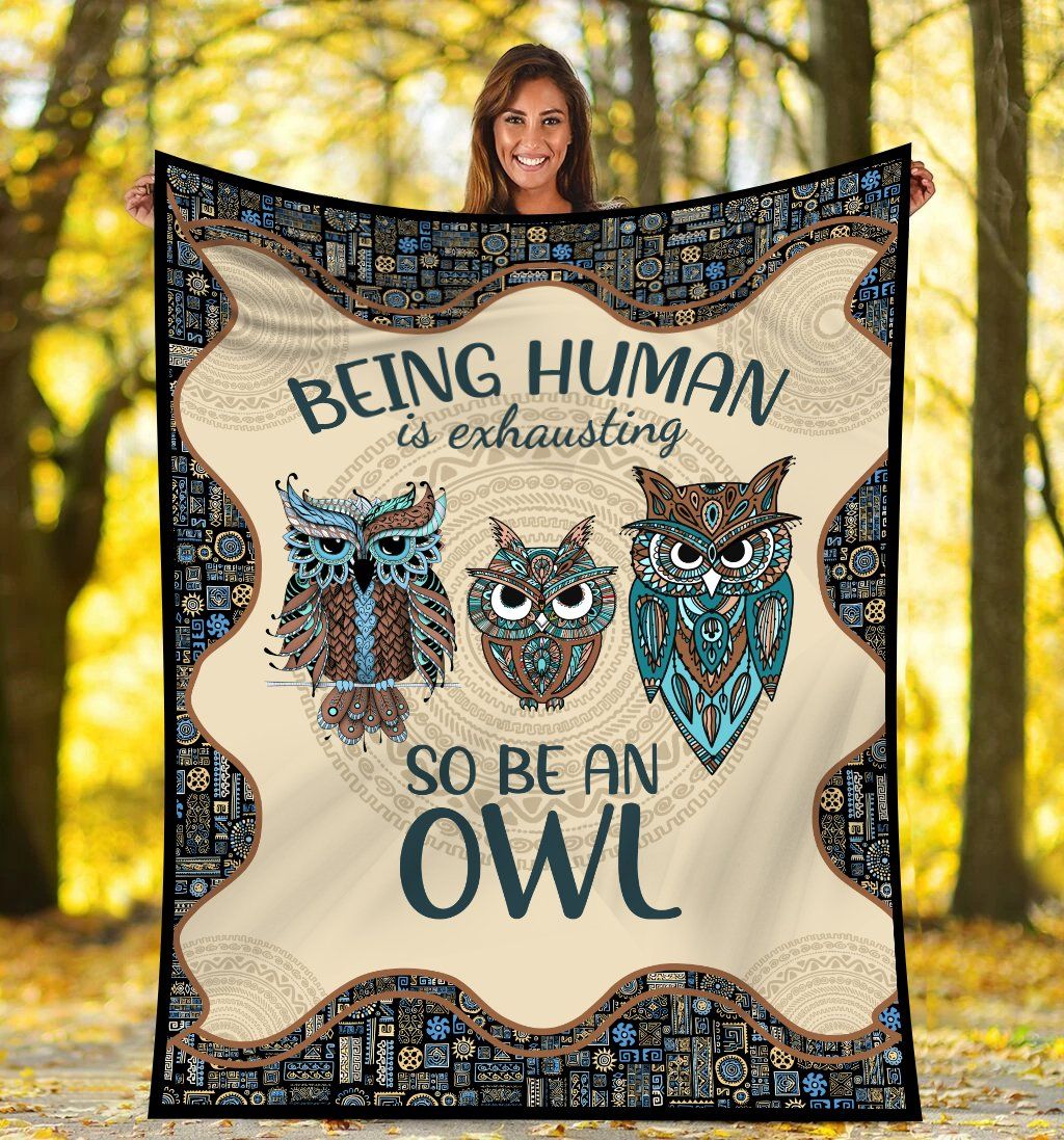 Owl Fleece Blanket