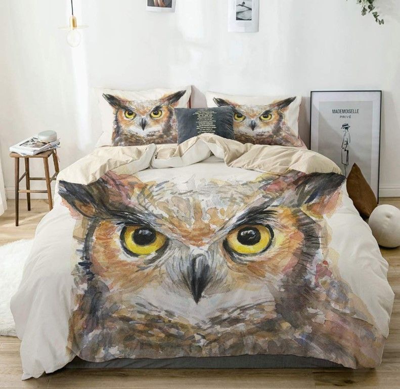 Owl Eyes Bedding Set