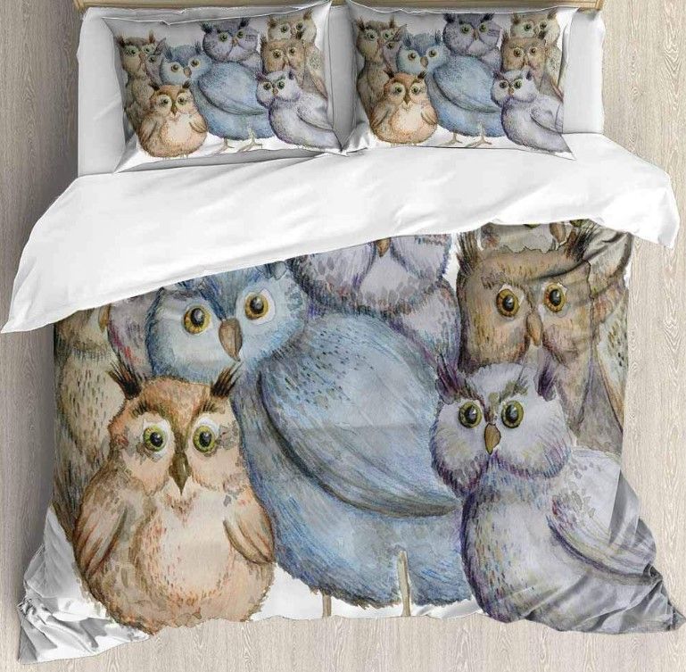 Owl Family Bedding Set