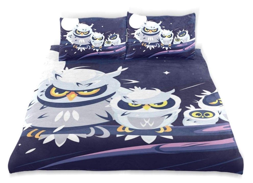 Owl Family Bedding Set