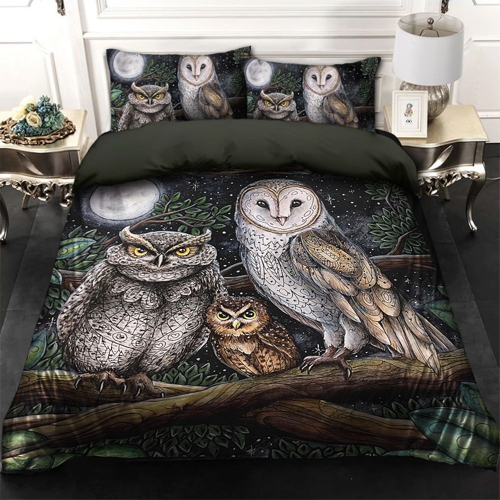 Owl Family Bedding Set