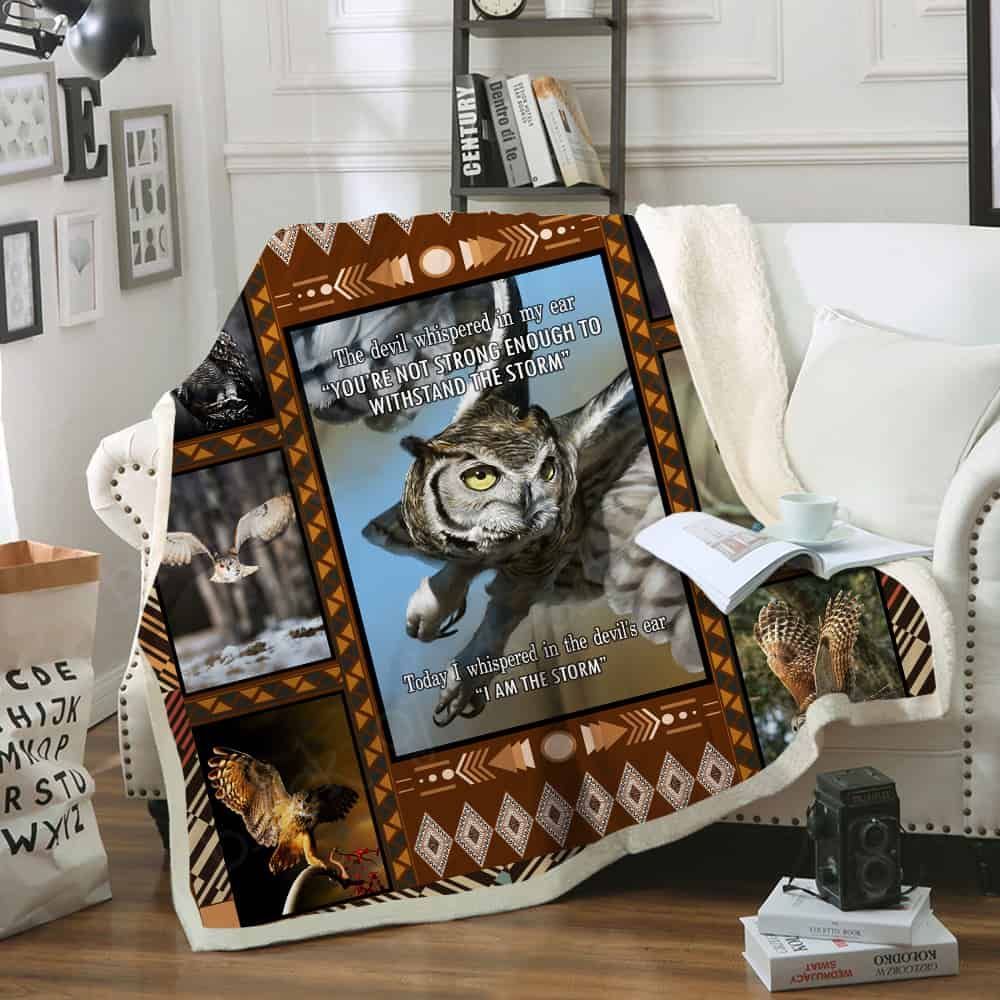 Owl Fleece Blanket