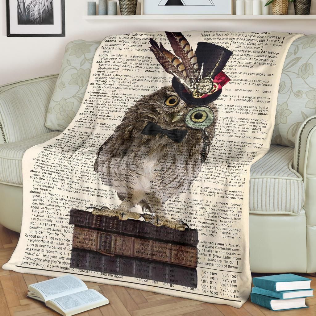 Owl Fleece Blanket